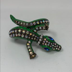 Betsy Johnson Alligator magnetic bracelet